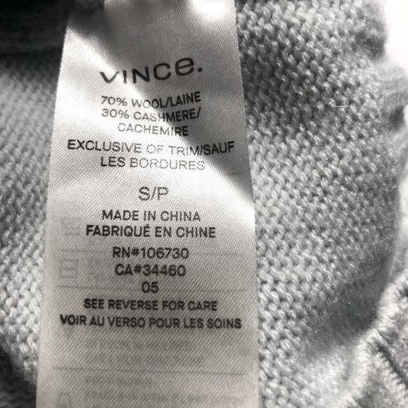 Vince S light green boatneck sweater - Picture 6 of 6